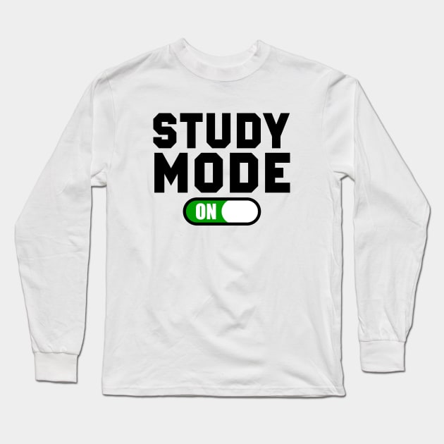 Study mode ON Long Sleeve T-Shirt by Lazarino